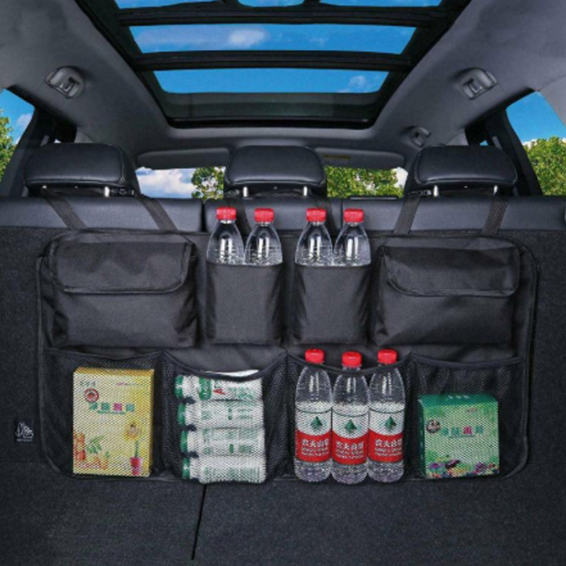 Car Cargo Net Trunk - Car Trunk Organizer Adjustable Backseat Storage