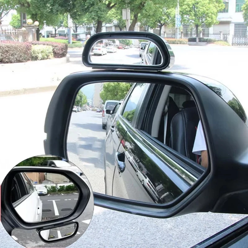 Car Blind Spot Mirror - Auto Mirror Adjustable Wide Angle Side