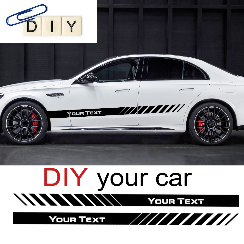 Custom Text Car Side Door Stri - Car Accessories On Amazon 评论和价格