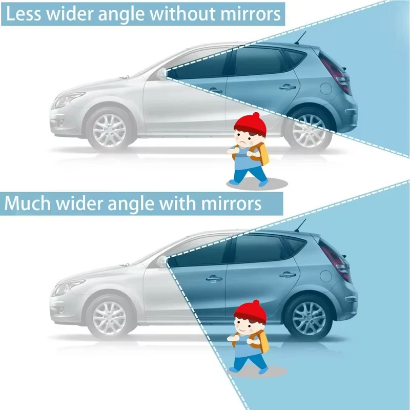 Auto Mirror Adjustable Wide An - Car Blind Spot Mirror 评论和价格