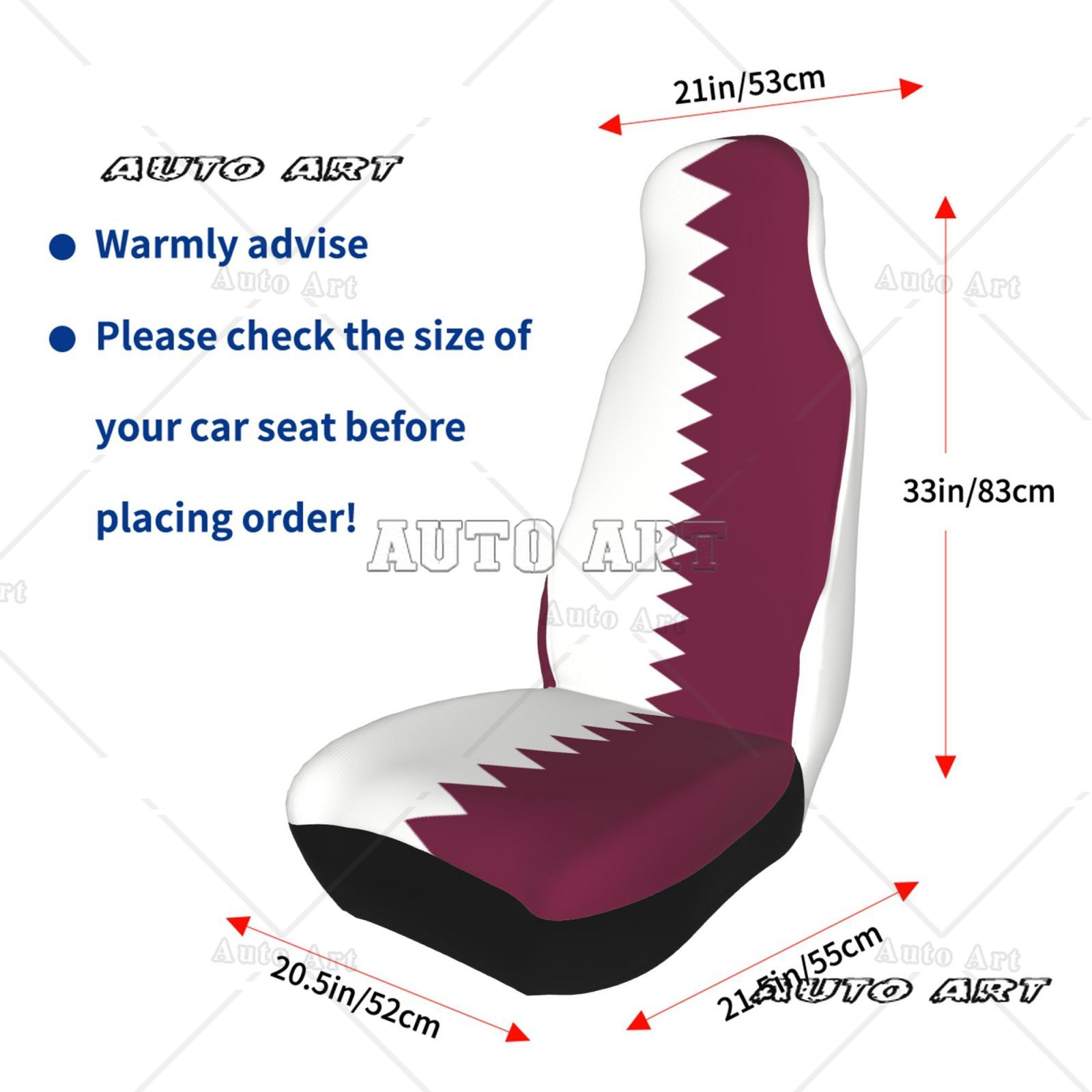 Qatar Flag Printed Patriotic-t - Car Accessories Qatar 评论和价格