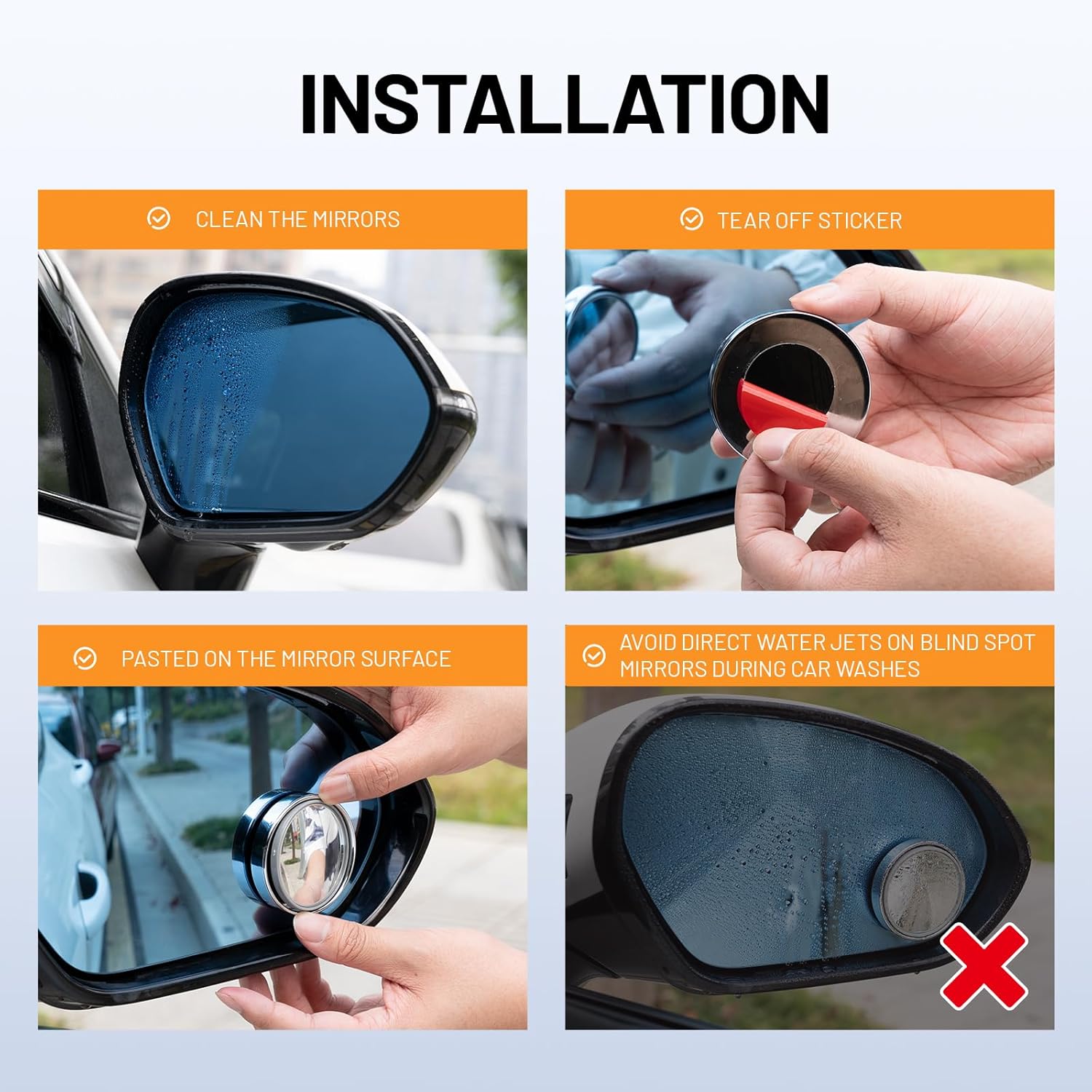 WildAuto Round Blind Spot Mirr - Car Blind Spot Mirror 评论和价格