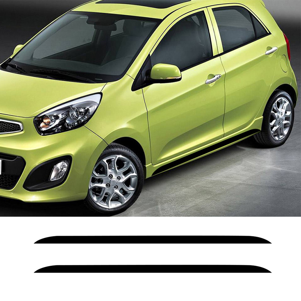2PCS Car Side Door Skirt Strip - Car Accessories On Amazon 评论和价格
