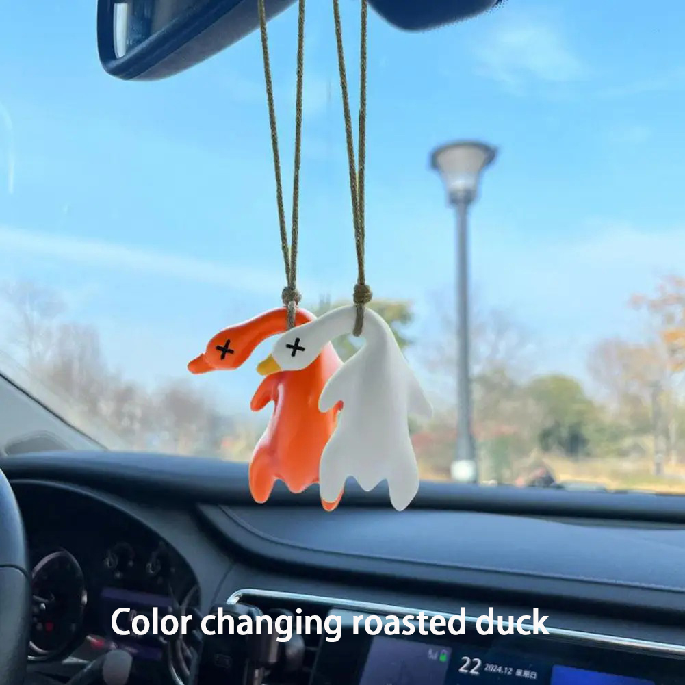 Color Change Duck Car Ornament - Car Blind Spot Mirror 评论和价格