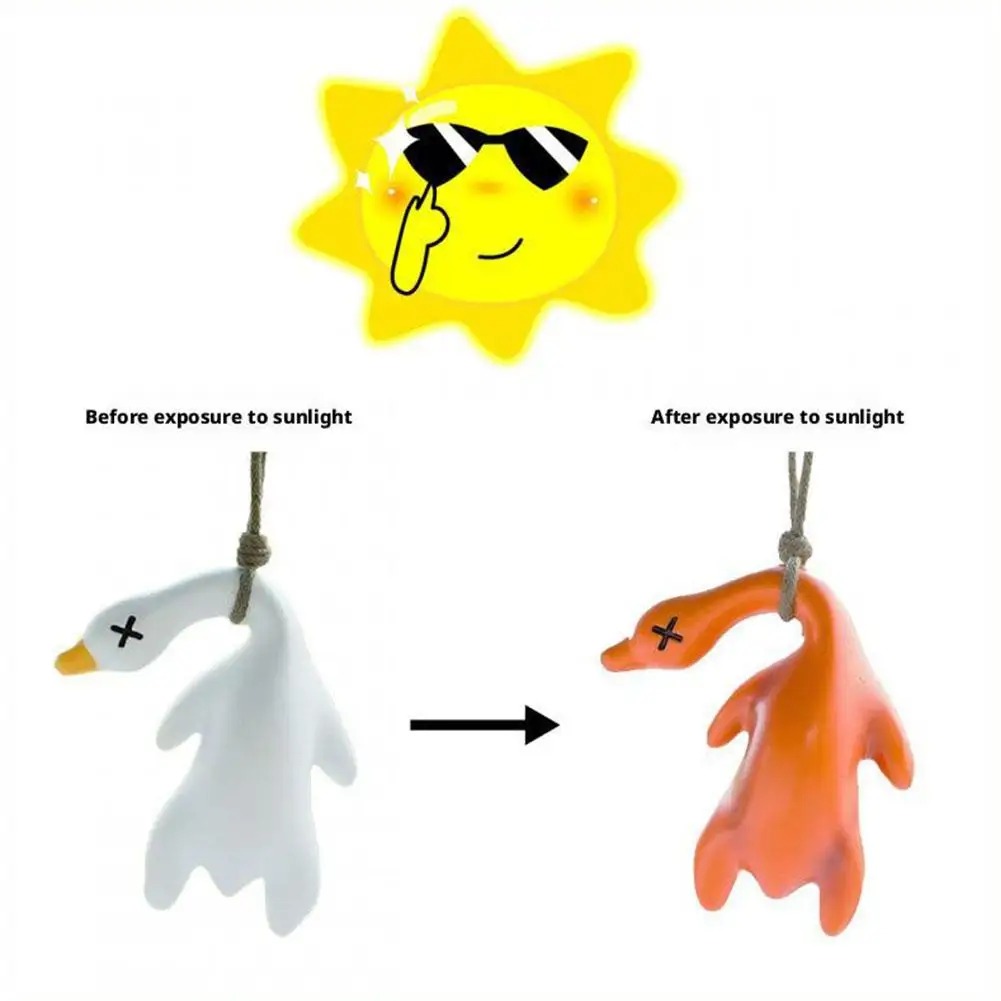 Color Change Duck Car Ornament - Car Blind Spot Mirror 评论和价格