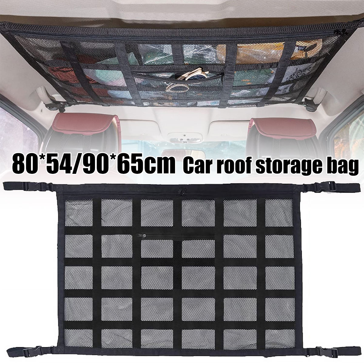 Car Ceiling Cargo Net Strong L - Car Cargo Net Trunk 评论和价格