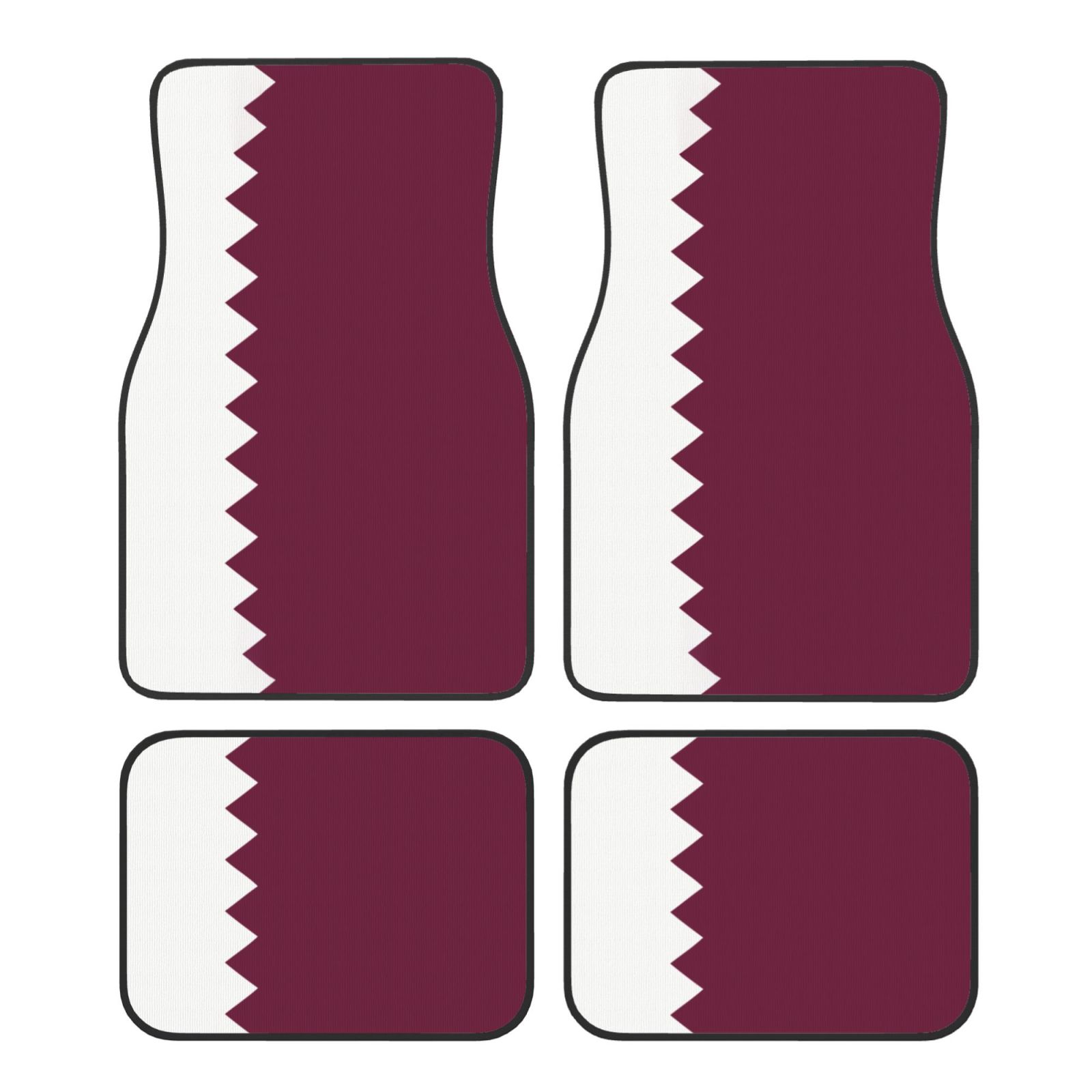 Flag of Qatar Pattern Car Floo - Car Accessories Qatar 评论和价格