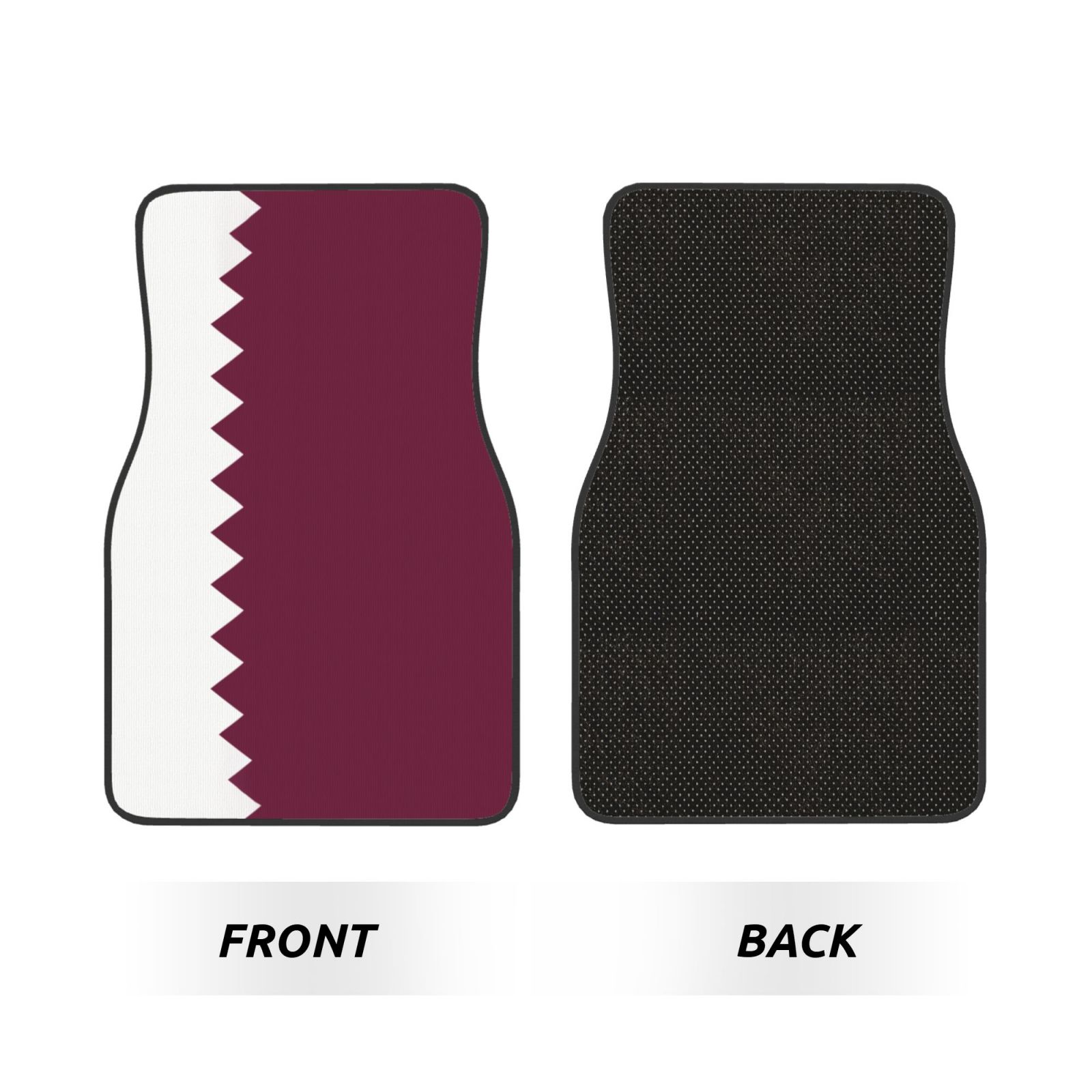 Flag of Qatar Pattern Car Floo - Car Accessories Qatar 评论和价格